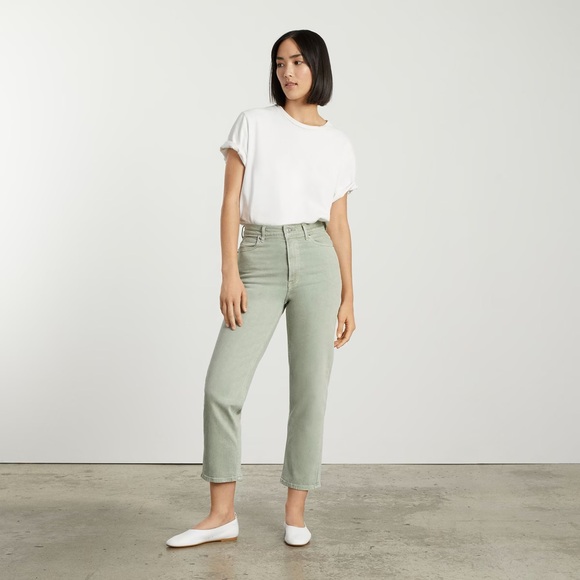 Everlane Way-High Jeans in Aqua Grey - Picture 6 of 6
